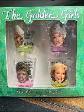 Shot glasses, golden girls!